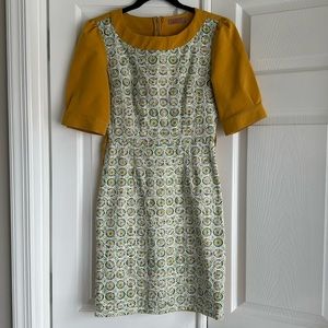 LA & B & LA collection mustard yellow dress